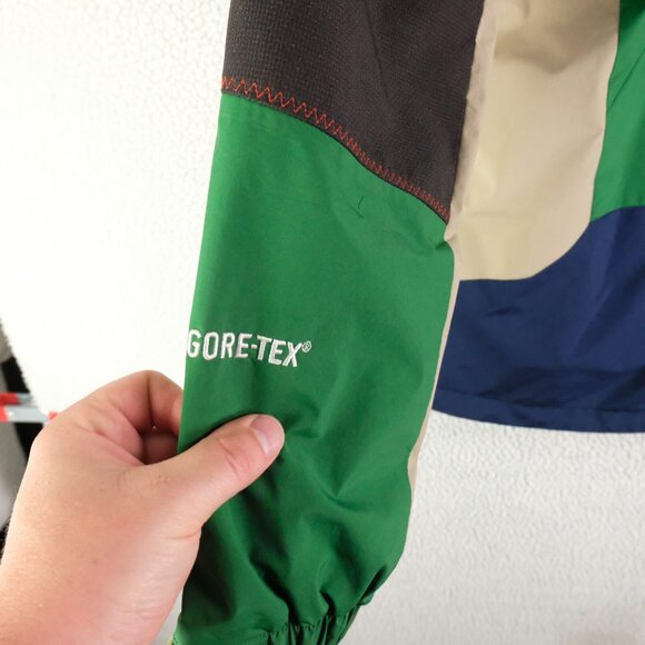 Millet Rain Jacket Mens Small Green Blue Expert Series Gore Tex Lightweight 95 - Picture 6 of 11